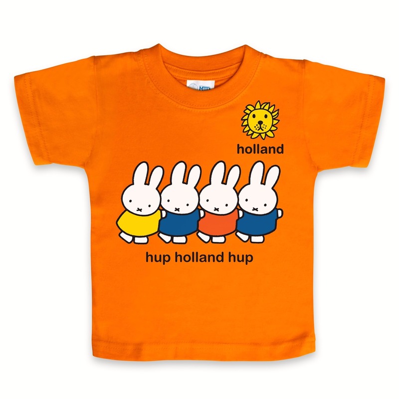 Nijntje baby t-shirt oranje