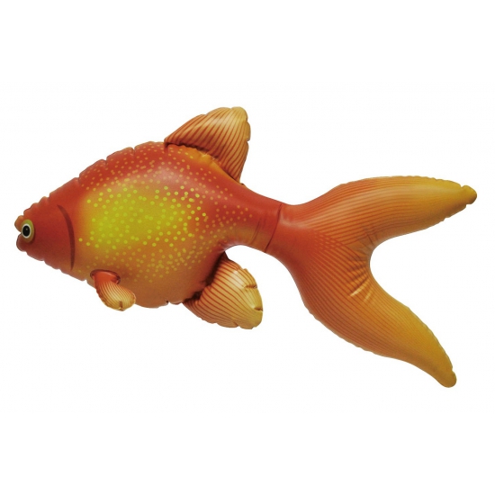 Opblaas goudvis oranje 51 cm