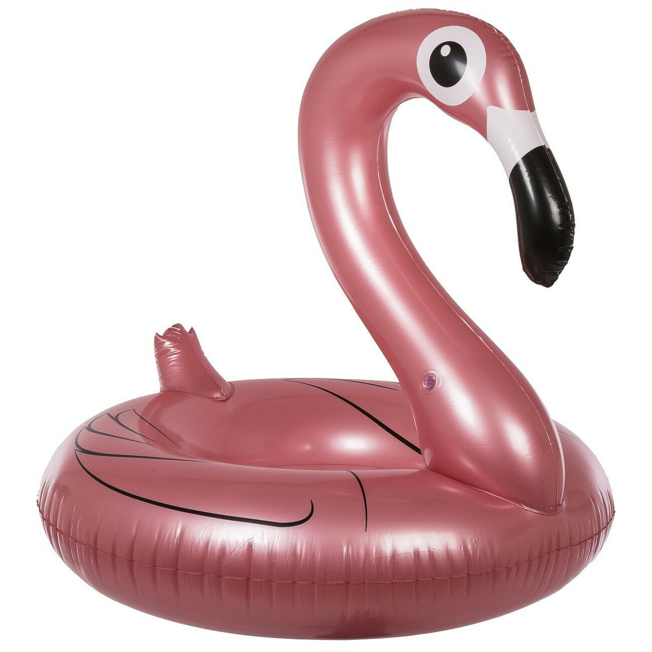 Opblaasbare flamingo zwemband 106 cm