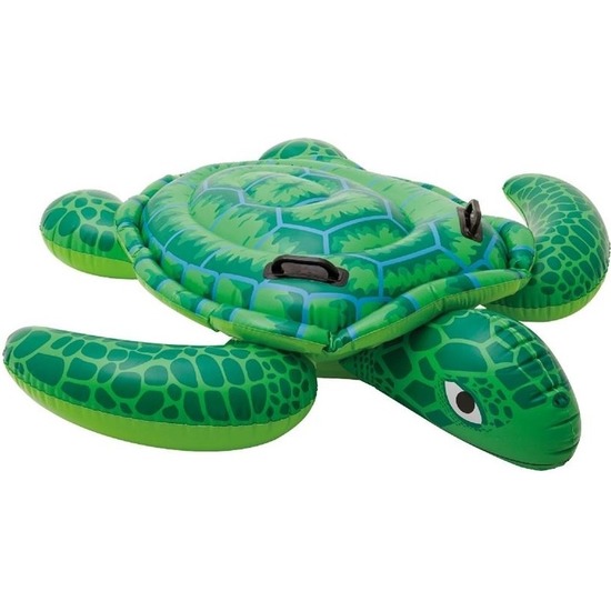 Opblaasbare schildpad met handgrepen