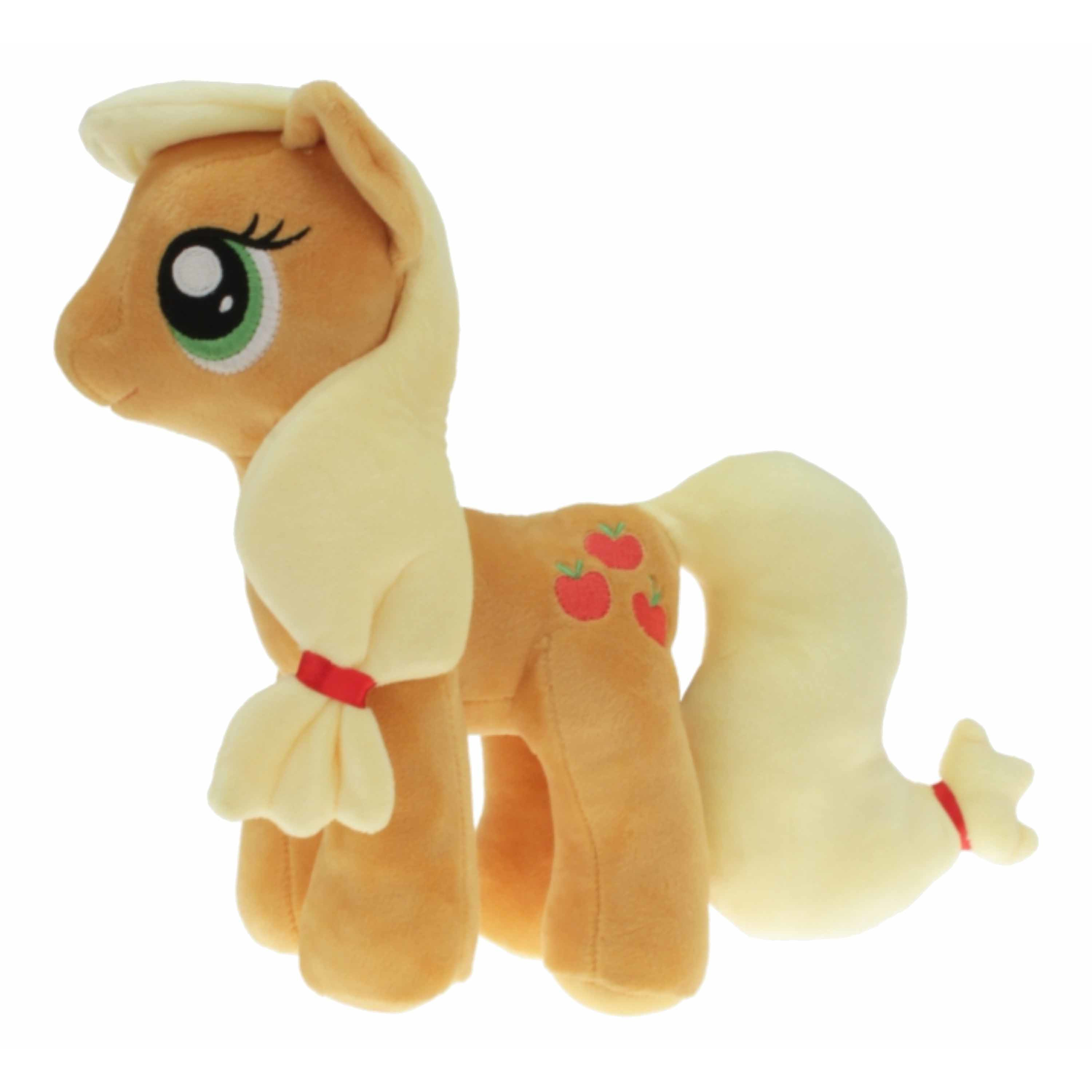 Oranje/gele My Little Pony knuffels Applejack 27 cm knuffeldieren