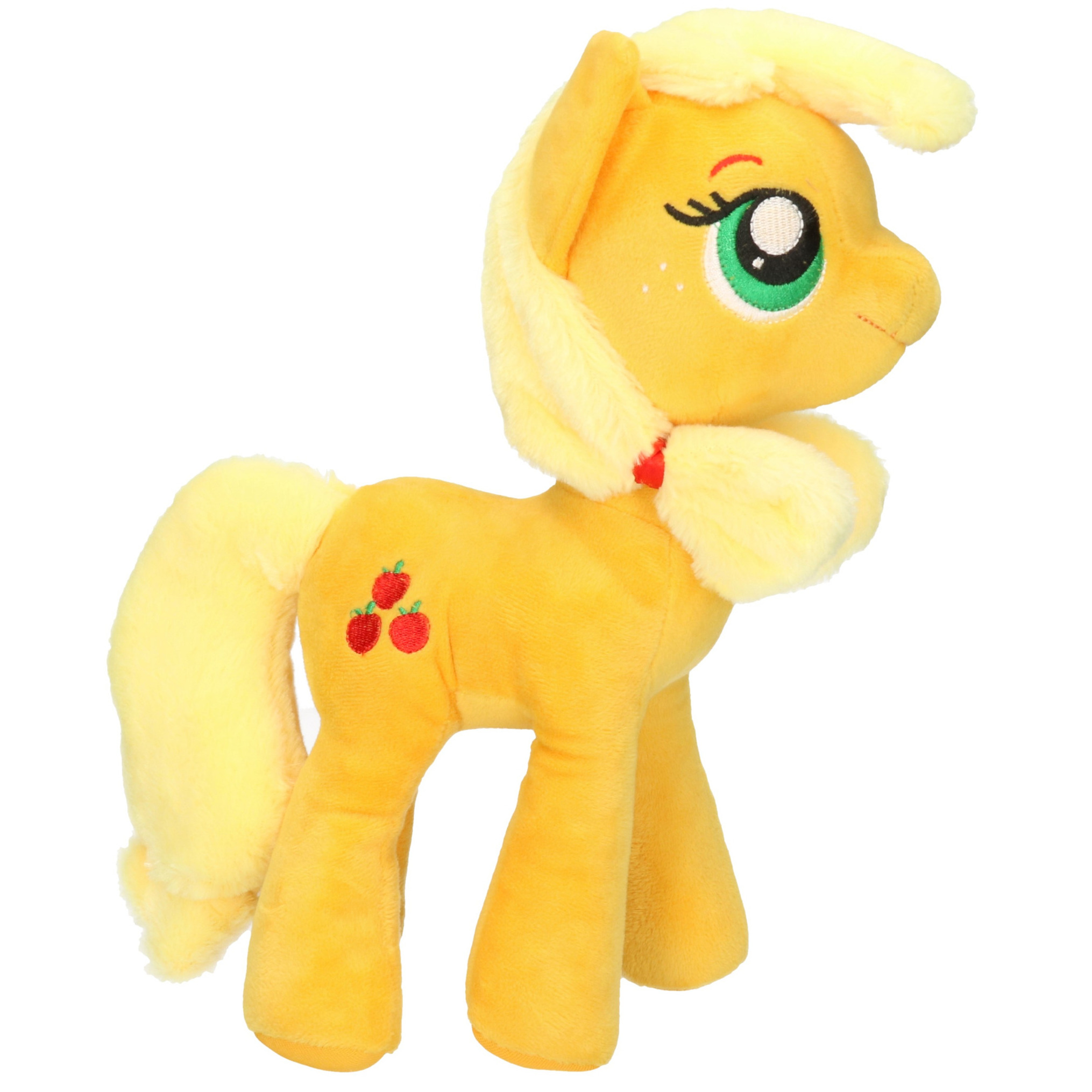 Oranje/gele My Little Pony knuffels Applejack 30 cm knuffeldieren