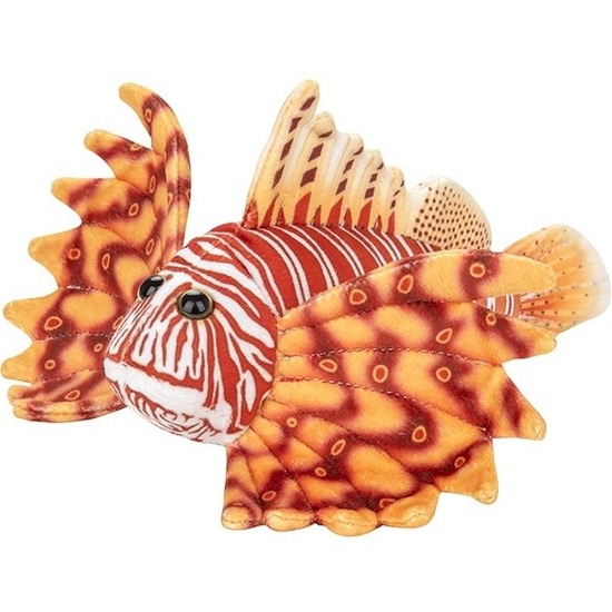 Oranje koraalduivel vissen knuffels 21 cm knuffeldieren