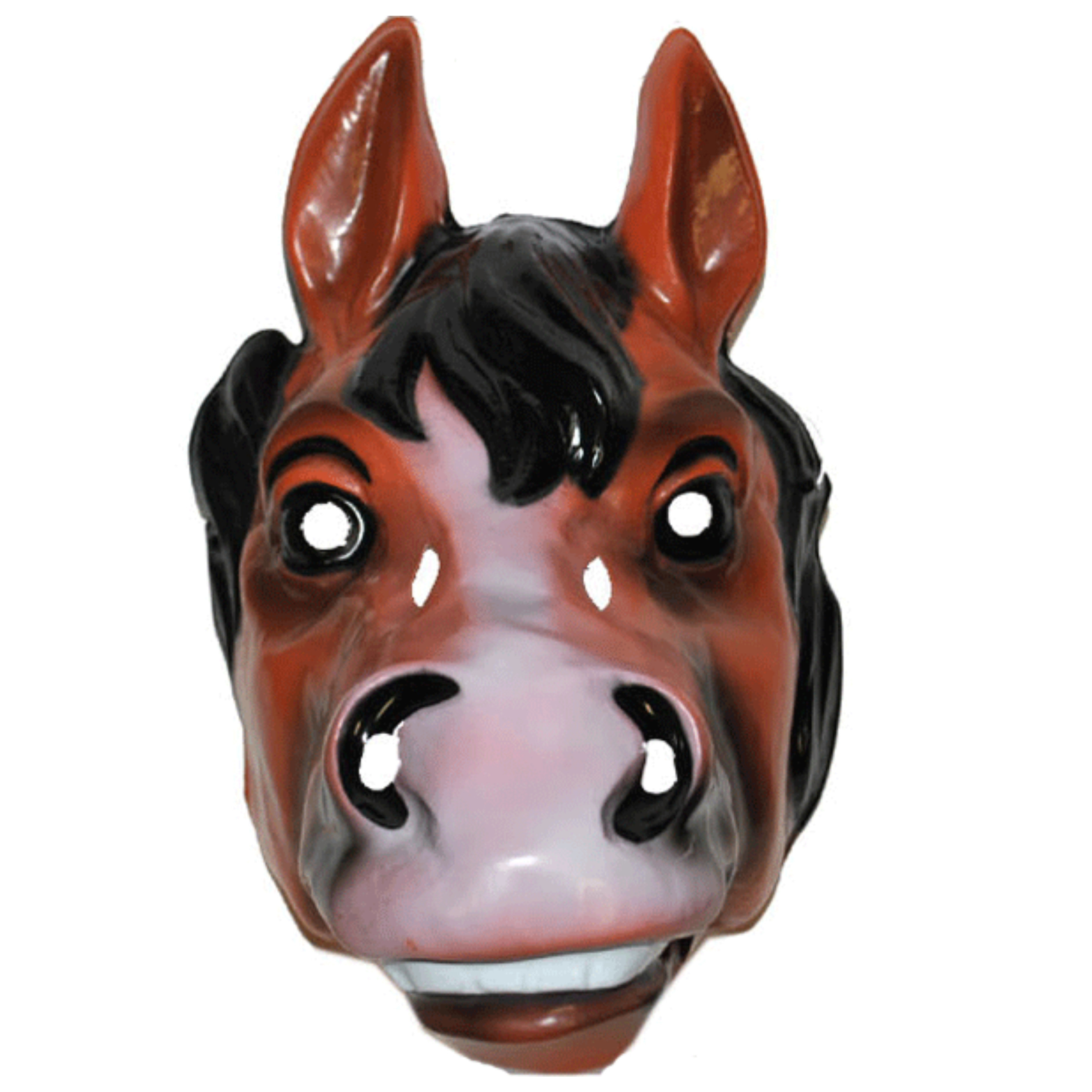 Paarden masker bruin voor volwassenen