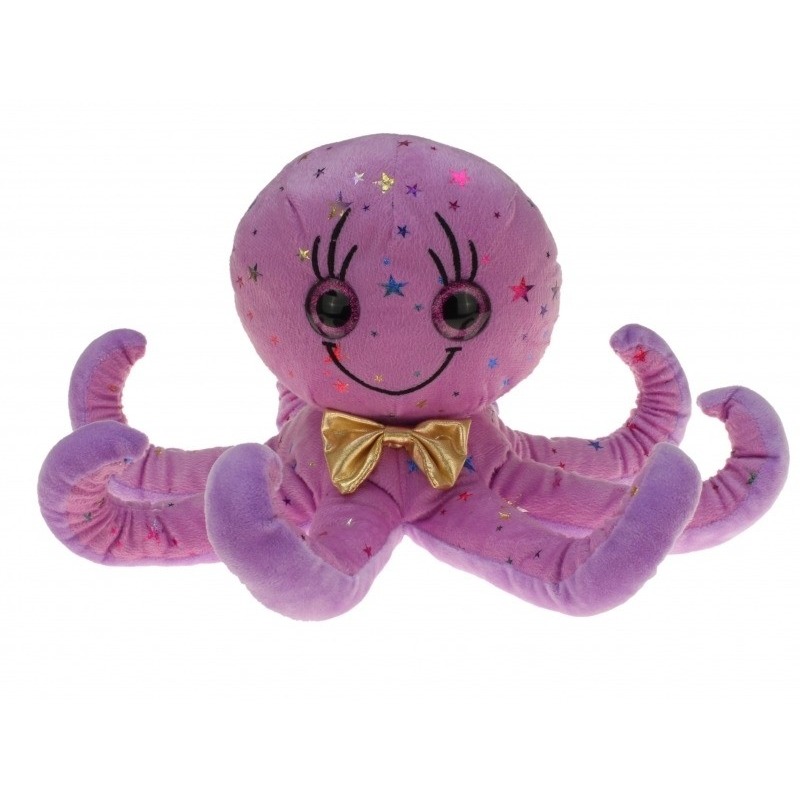 Paarse octopus pluche knuffels 40 cm