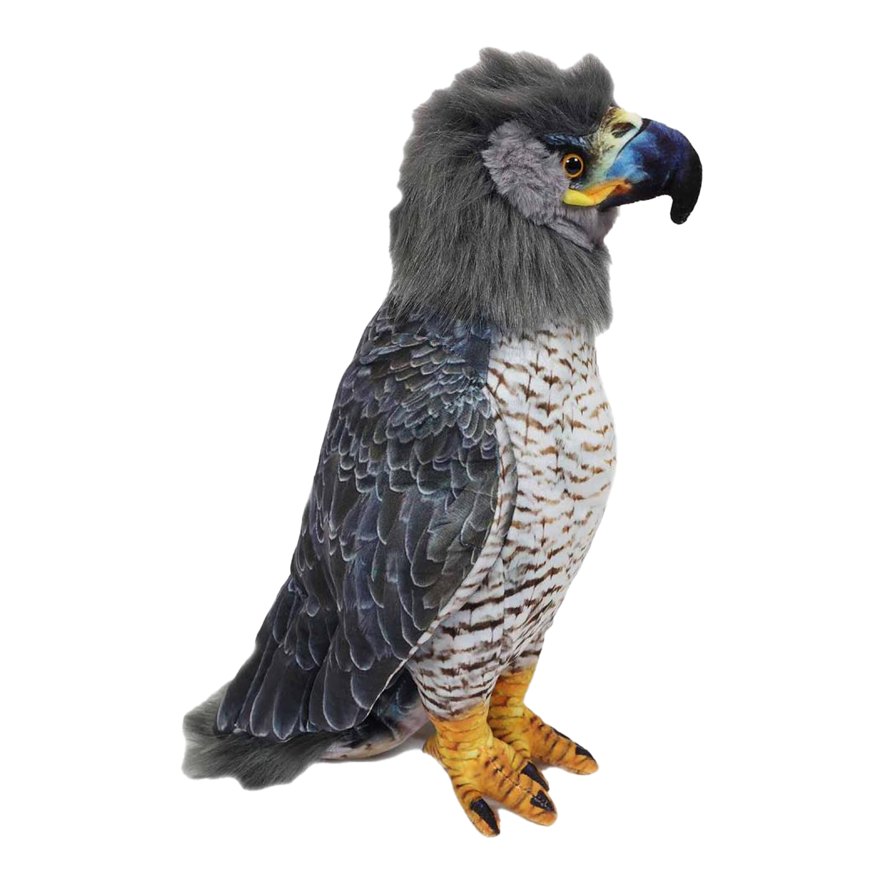 Pia Toys Knuffeldier Arend/Adelaar - grijs/wit - premium kwaliteit knuffels - Roofvogels - 36 cm
