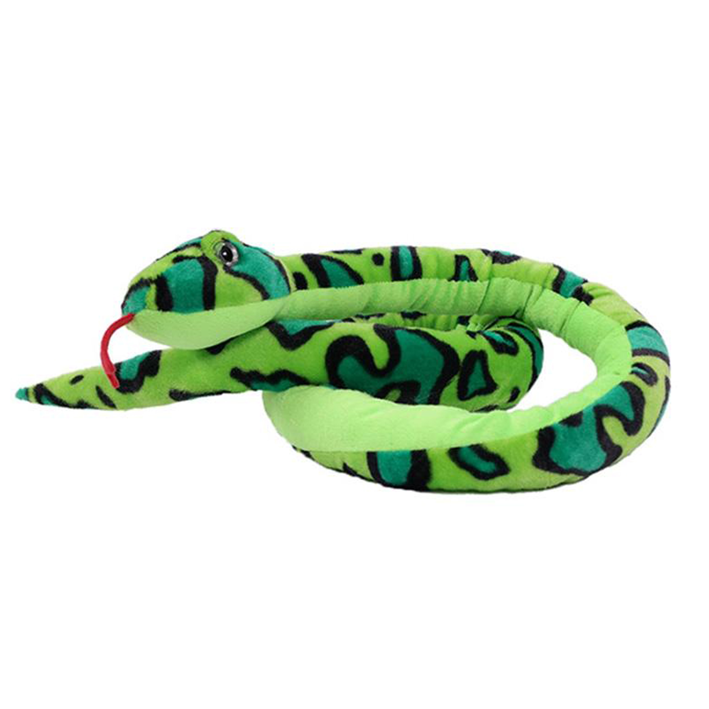 Pia Toys Knuffeldier Boomslang zachte pluche stof groen kwaliteit knuffels 250 cm
