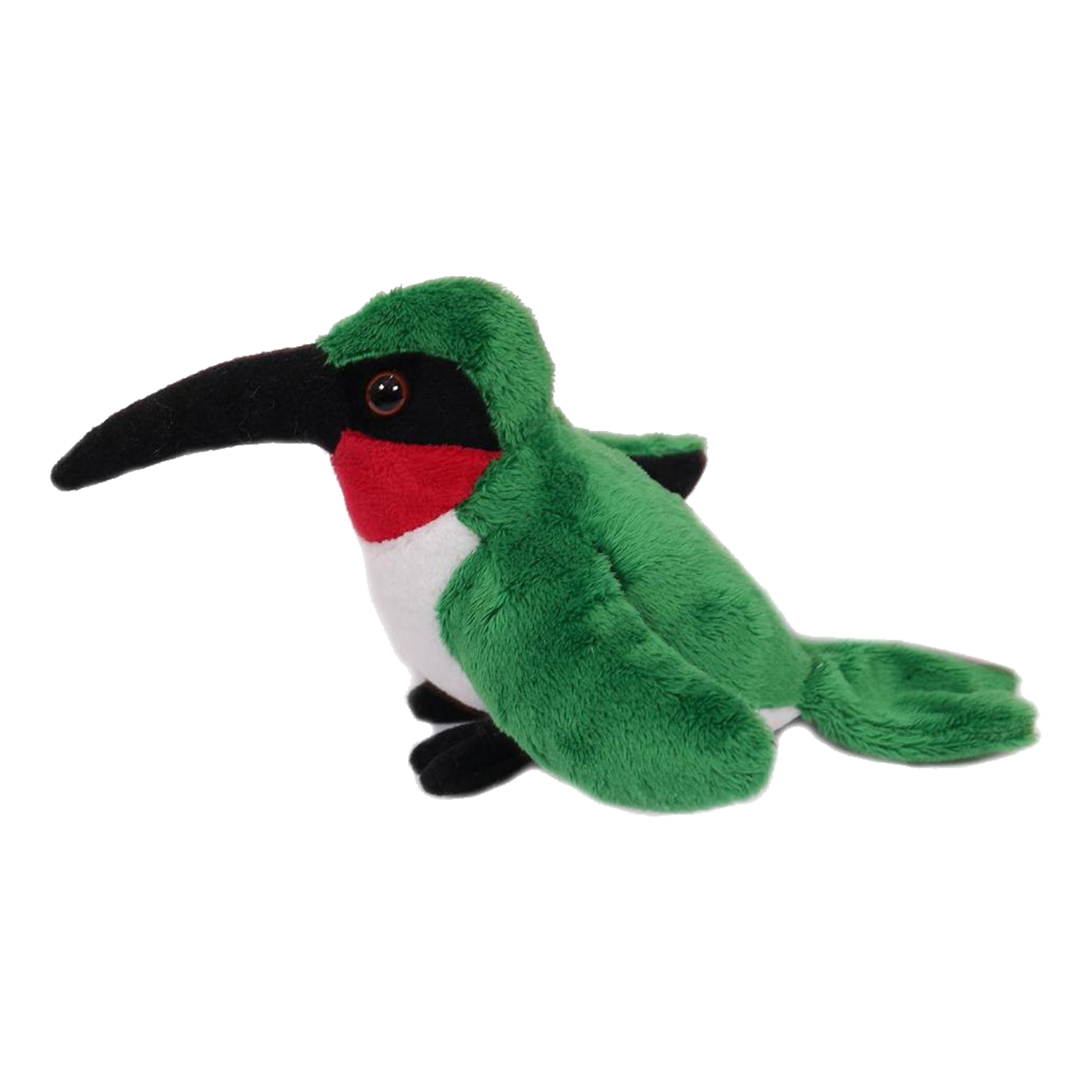 Pia Toys Knuffeldier Kolibri vogel zachte pluche stof groen kwaliteit knuffels 13 cm
