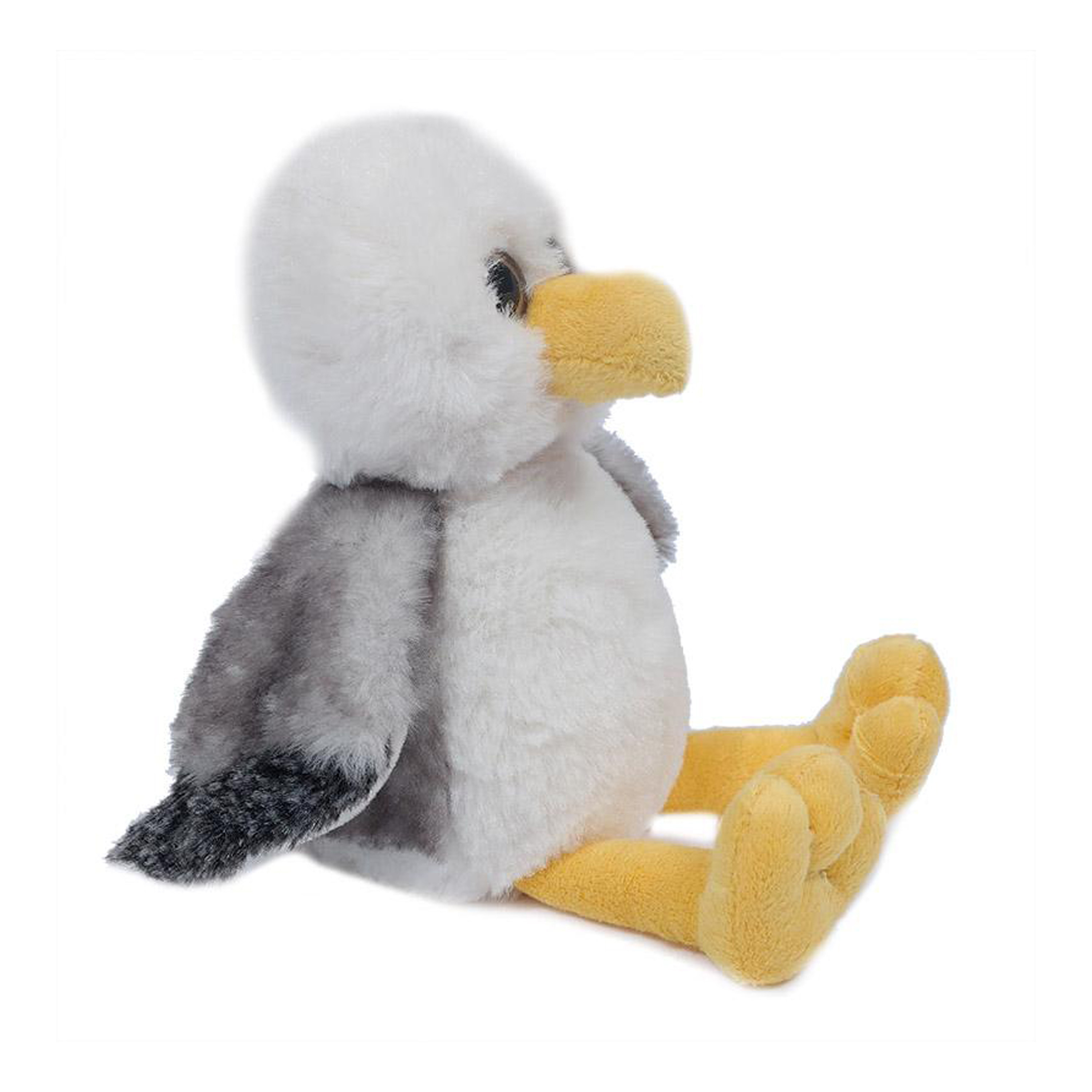 Pia Toys Knuffeldier Meeuw - zachte pluche stof - premium kwaliteit knuffels - Vogels - 16 cm