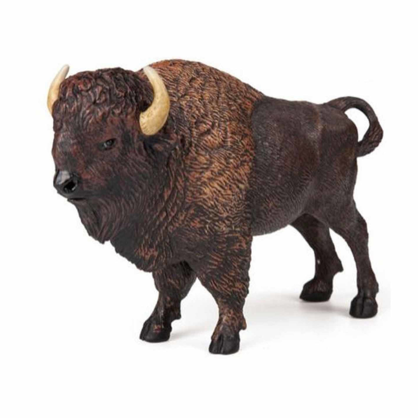 Afbeelding Plastic Amerikaanse bizon speeldiertje 14,5 cm door Animals Giftshop