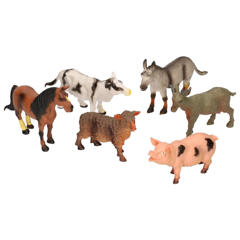 Afbeelding Plastic boerderijd ieren speelgoedset door Animals Giftshop
