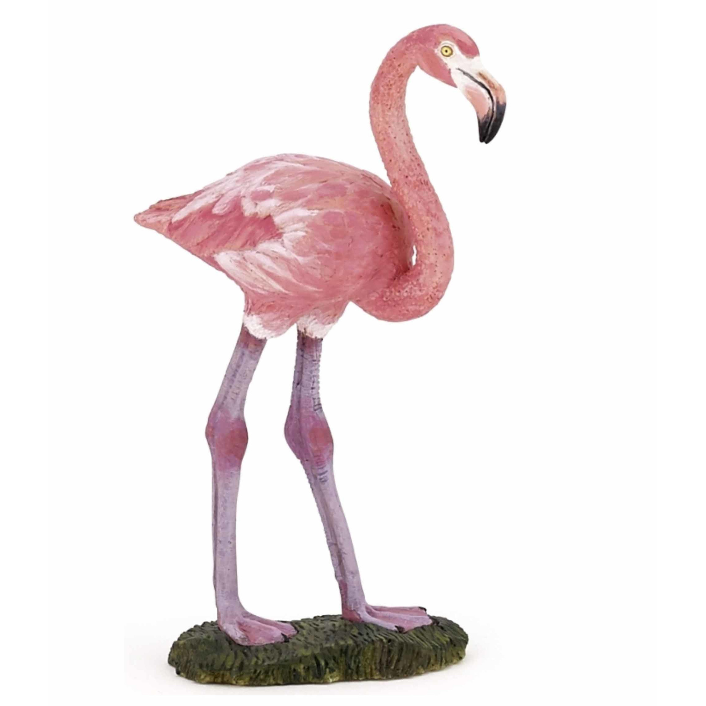 Plastic flamingo diertje 6,5 cm