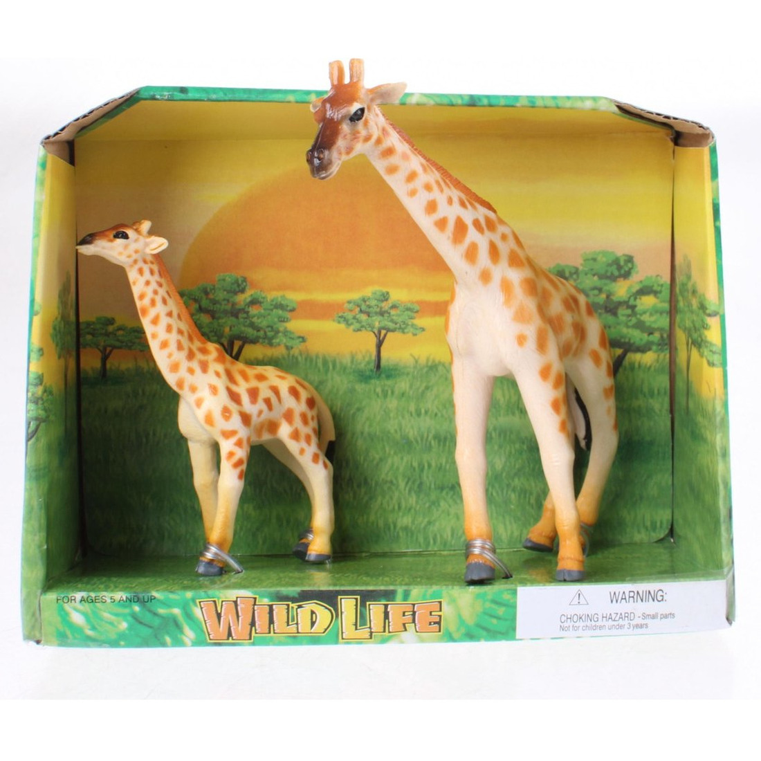 Plastic giraffe met kalf speelgoed voor kinderen