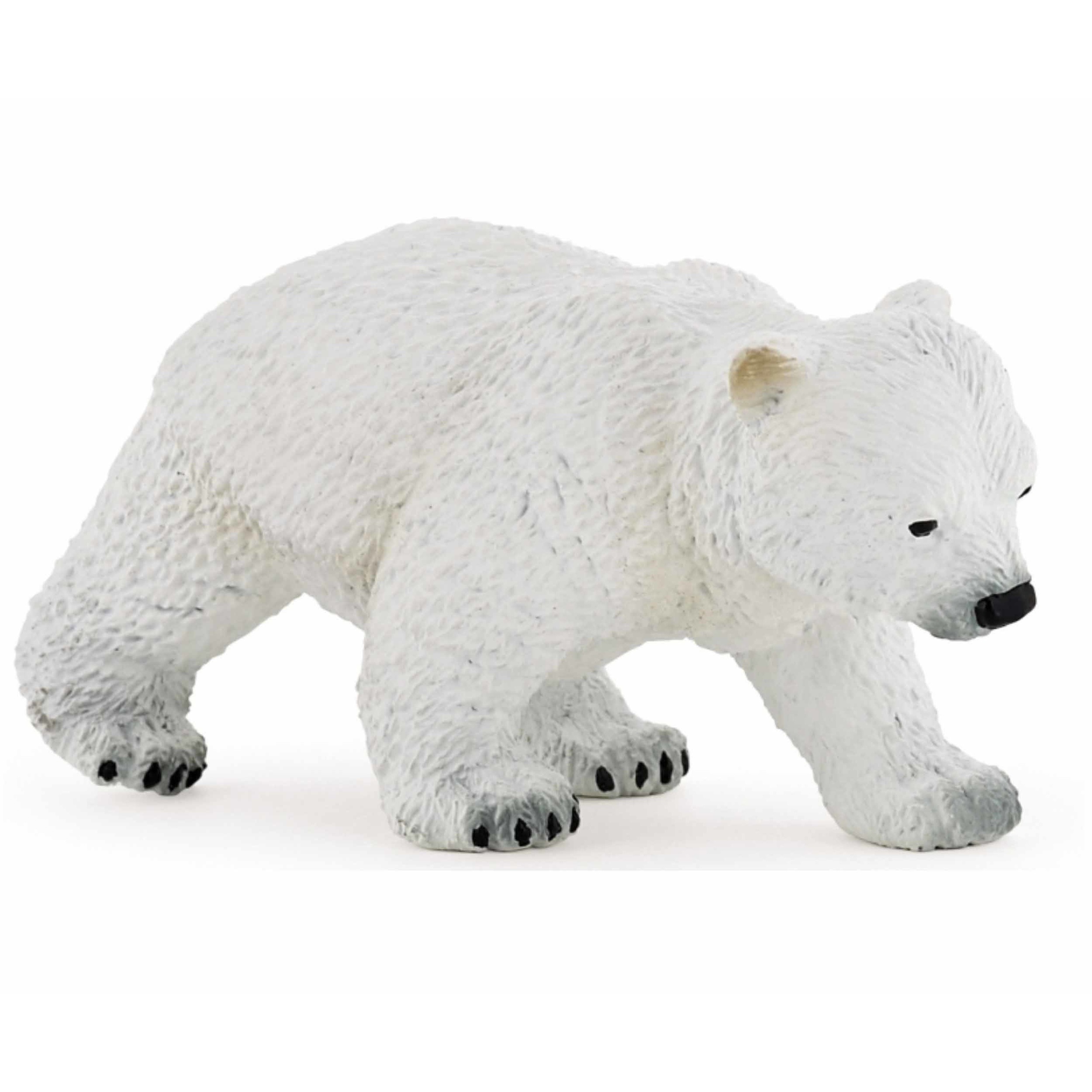 Plastic ijsbeer welpje 8 cm
