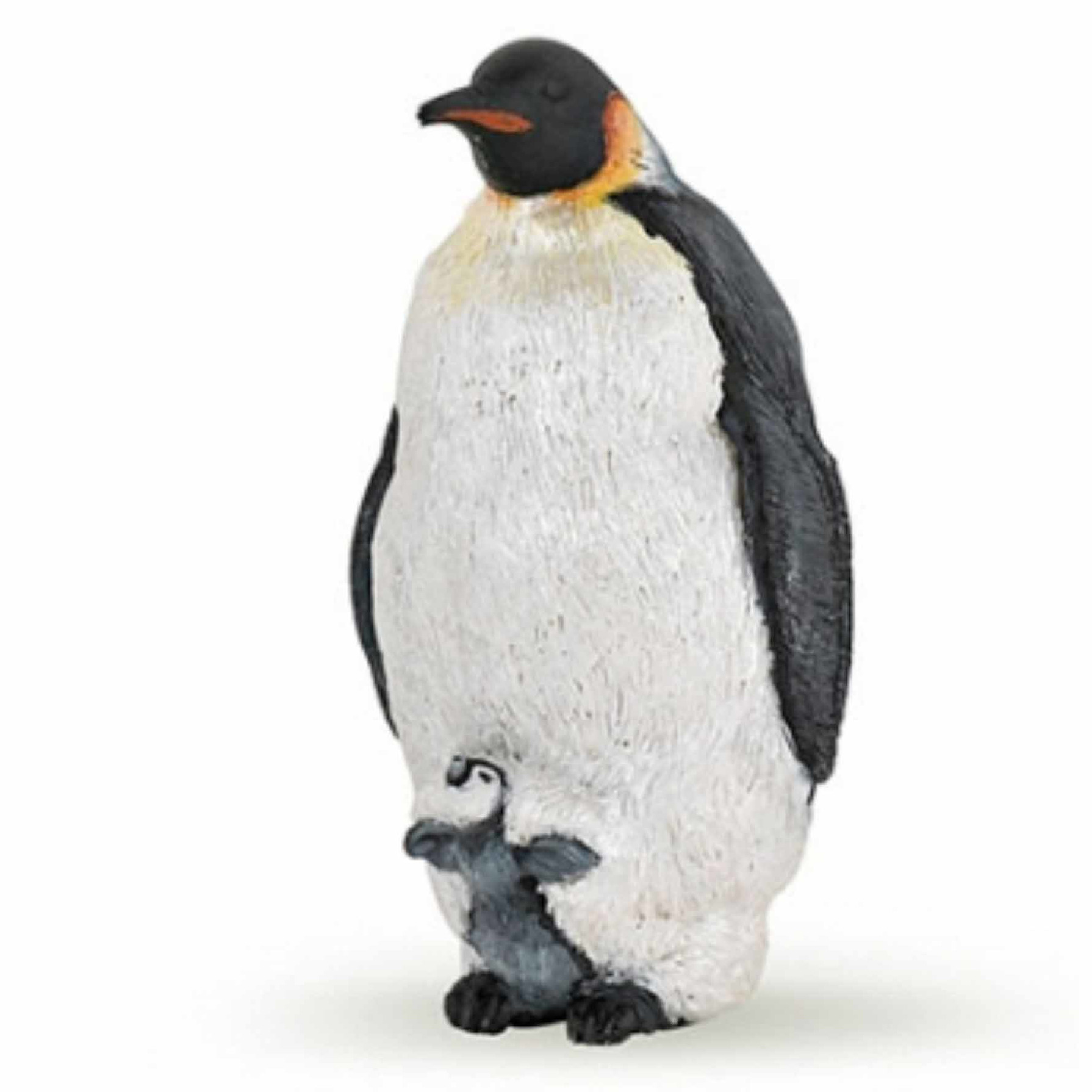 Plastic keizer pinguin speeldiertje 4 cm