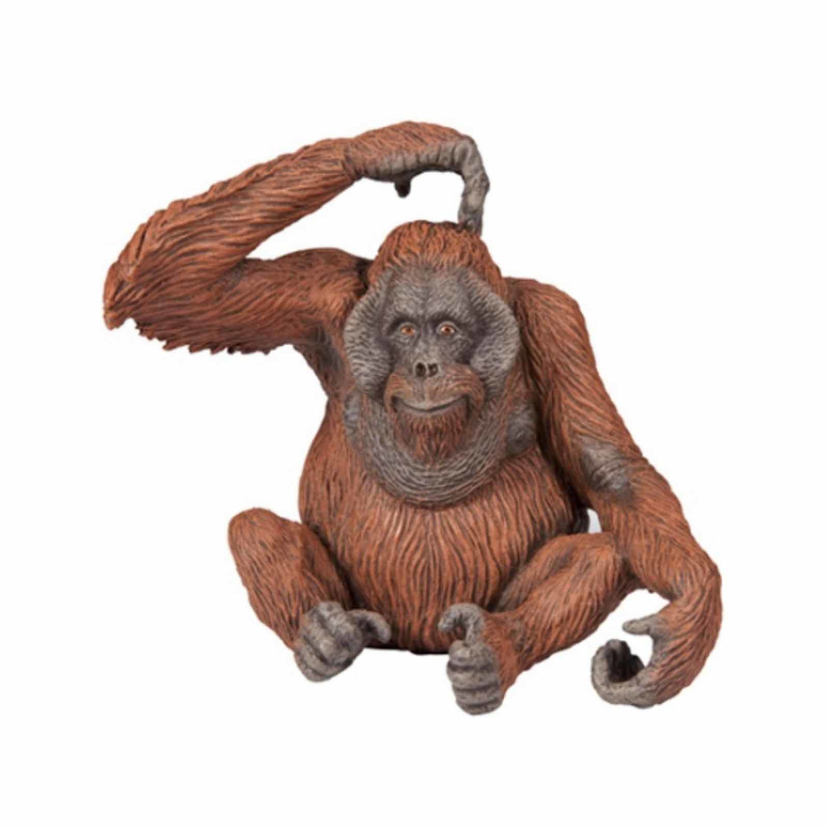 Plastic orang-oetan speeldiertje 9 cm