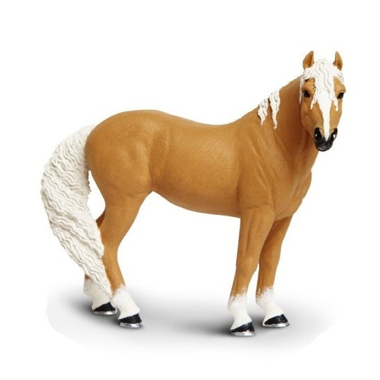 Plastic Palomino paard speelgoed figuur 12 cm
