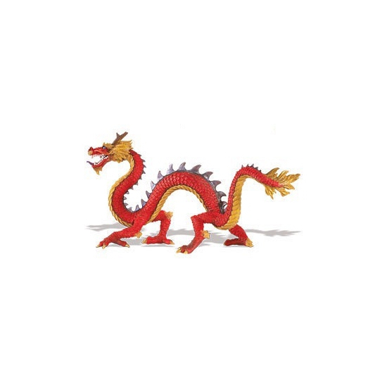 Afbeelding Plastic speelgoed Chinese draak 19 cm door Animals Giftshop