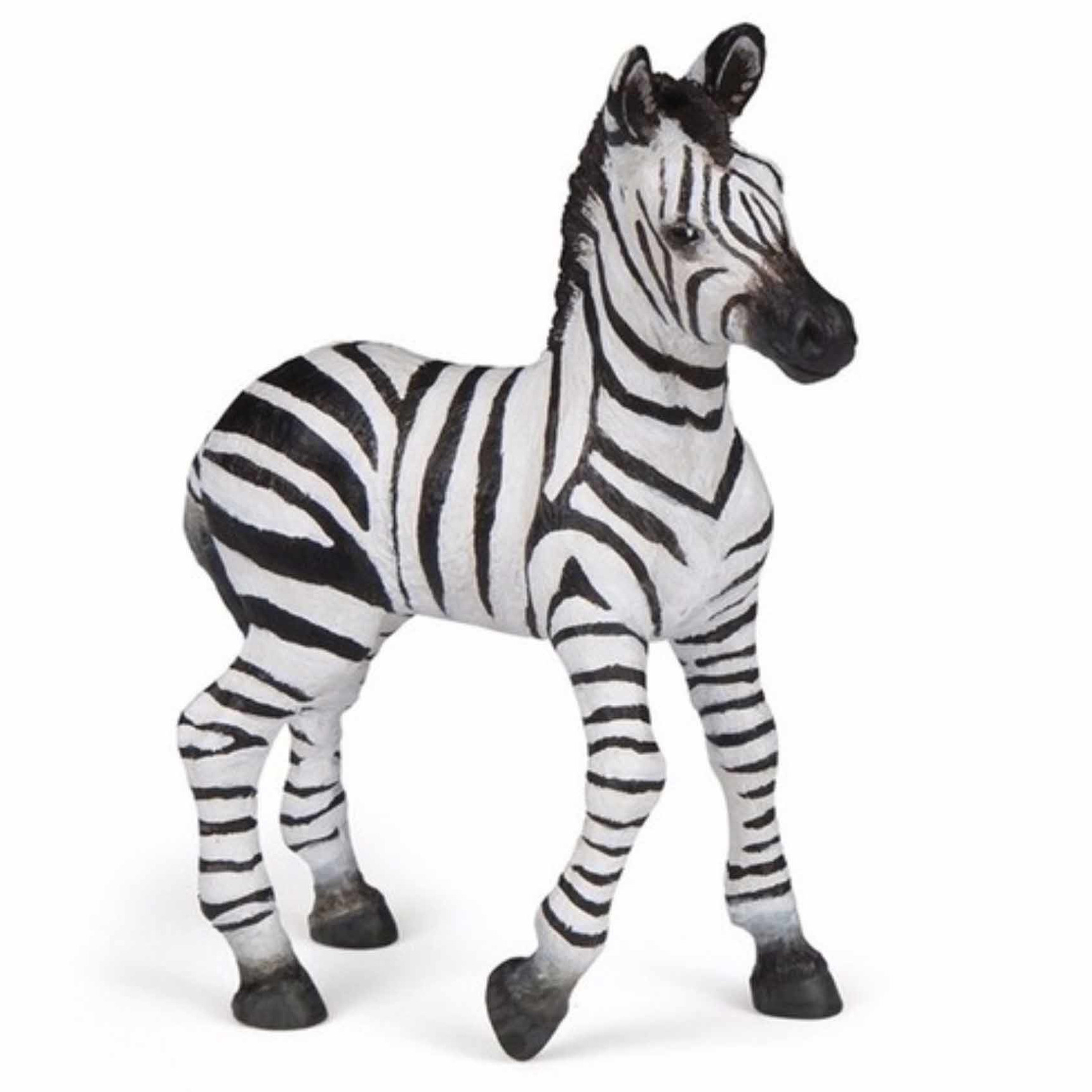 Plastic speelgoed figuur baby zebra 9 cm
