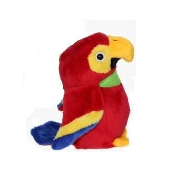 Pluche ara papegaai knuffels 15 cm