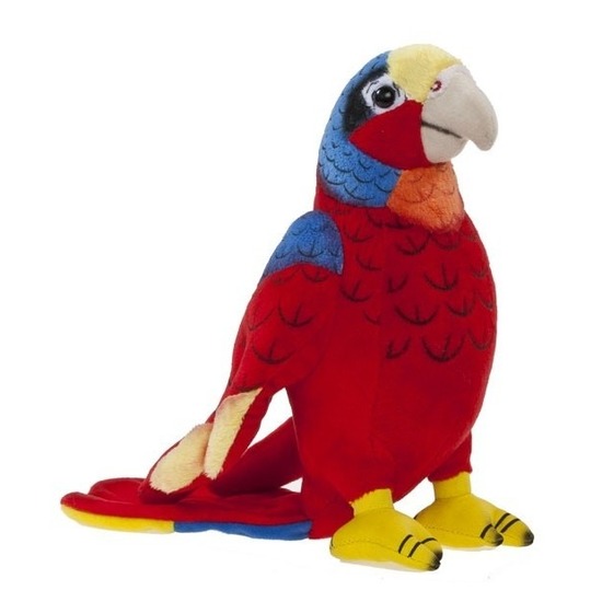 Pluche ara papegaai knuffels 20 cm