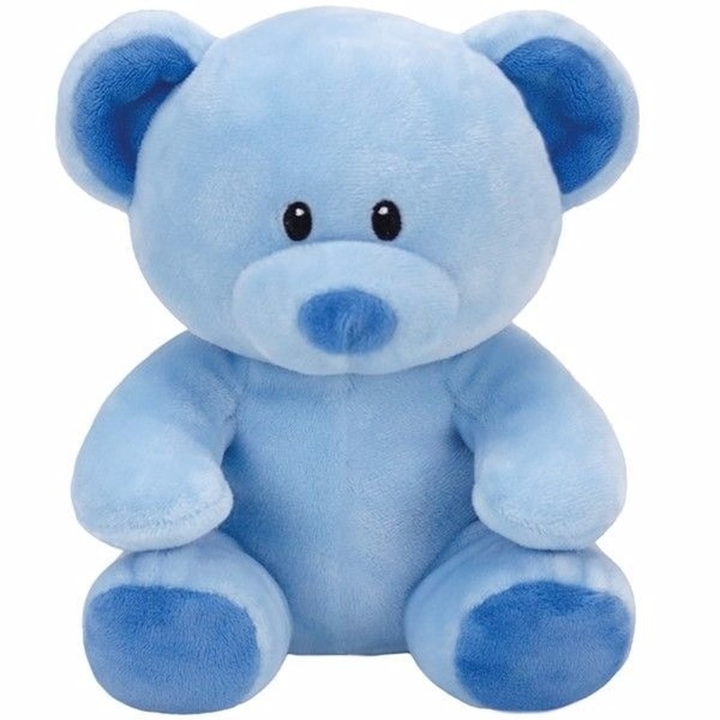 Pluche blauw knuffelbeertje Ty Beanie Baby Lullaby 24 cm