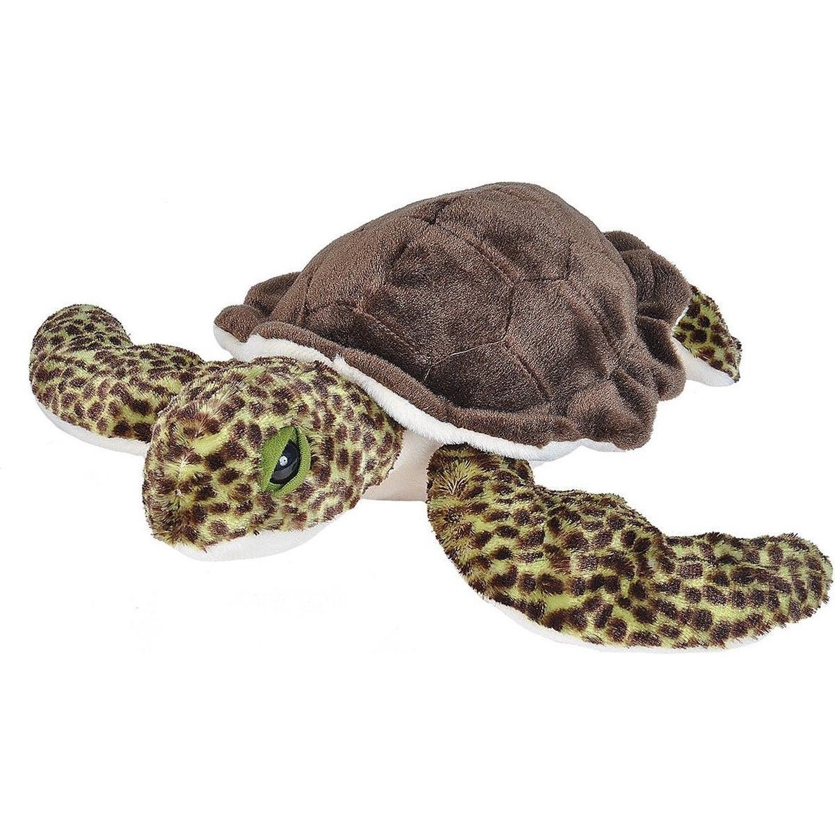 Pluche dieren knuffels Zeeschildpad van 30 cm