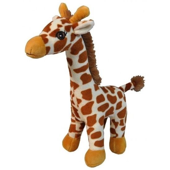 Pluche giraf knuffeldieren/knuffelbeesten 25 cm