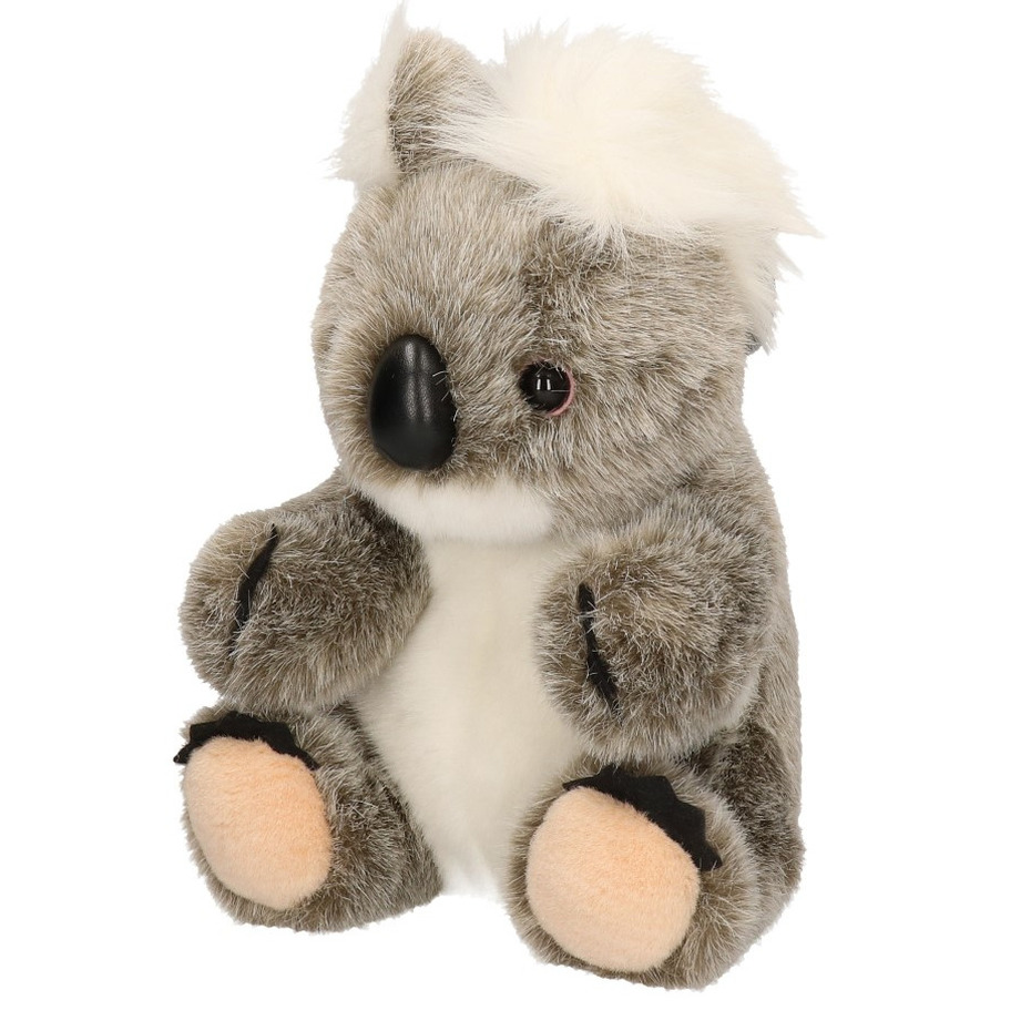 Pluche grijze koala knuffel 23 cm knuffeldieren