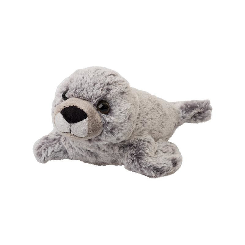 Pluche grijze zeehond knuffel dier van 22 cm
