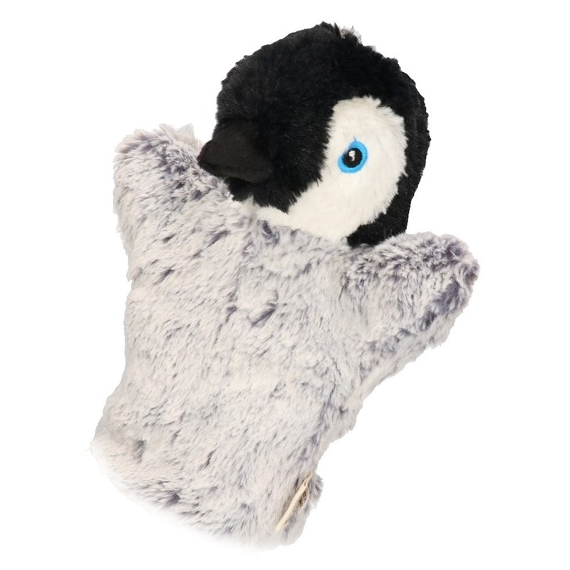 Afbeelding Pluche handpoppen pinguin 22 cm door Animals Giftshop