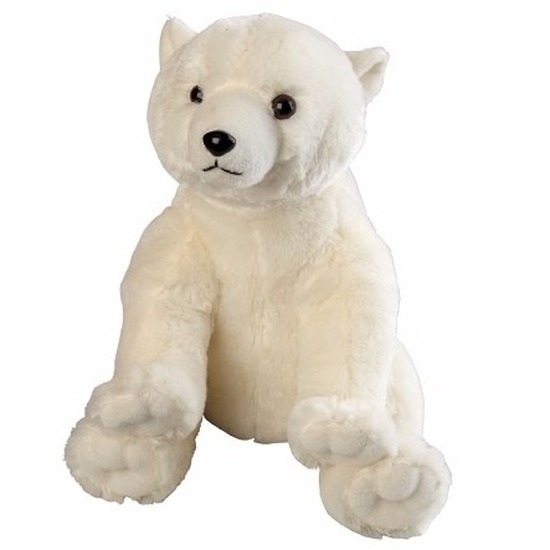 Pluche ijsbeer knuffeldier 30 cm