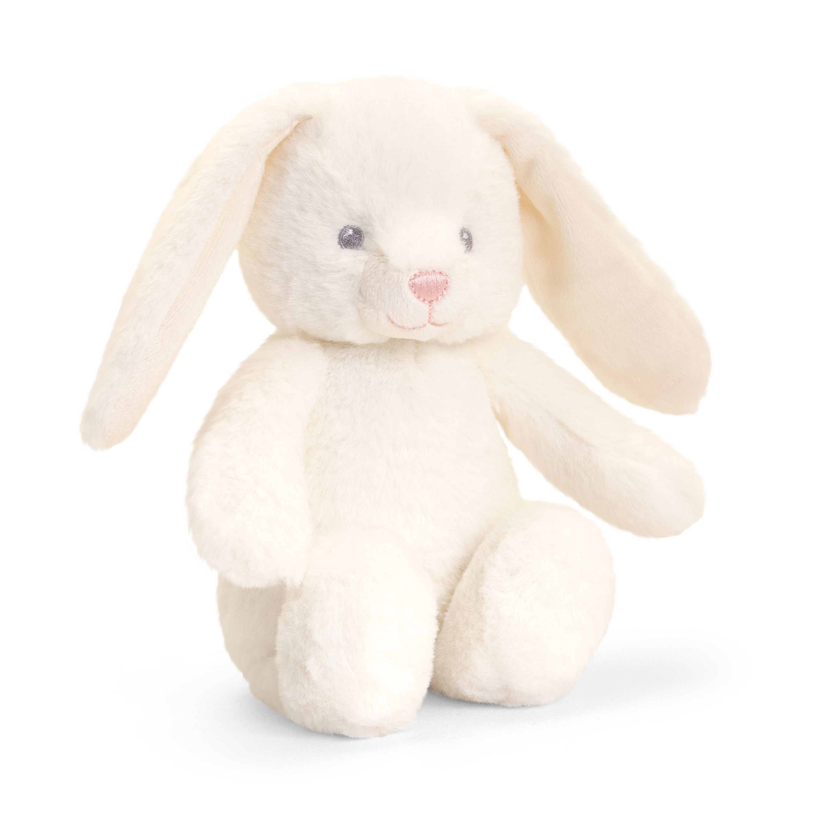 Pluche knuffel dier konijn wit 25 cm