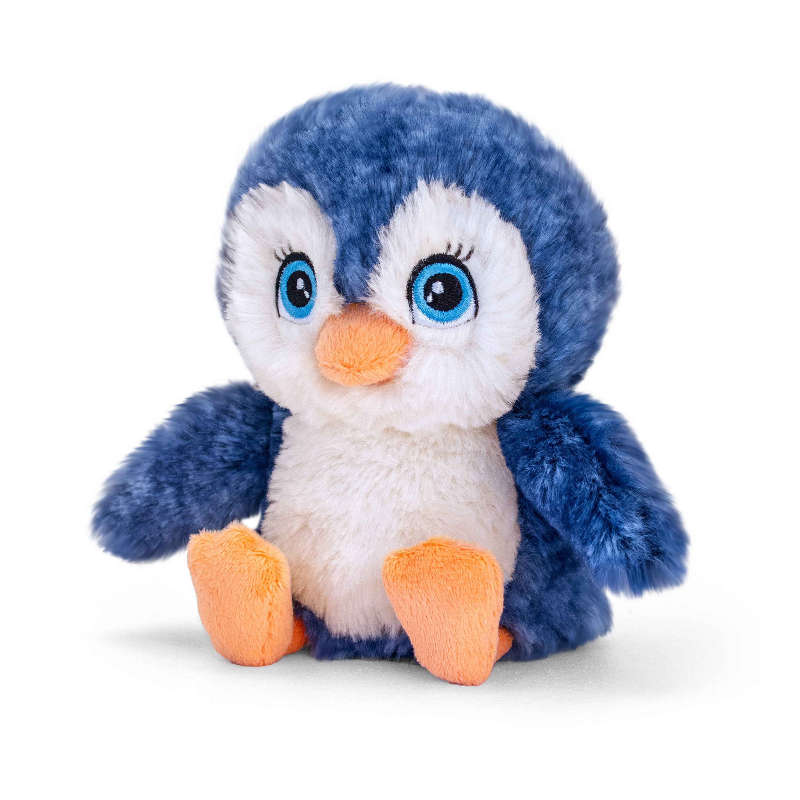 Pluche knuffel dier pinguin 16 cm