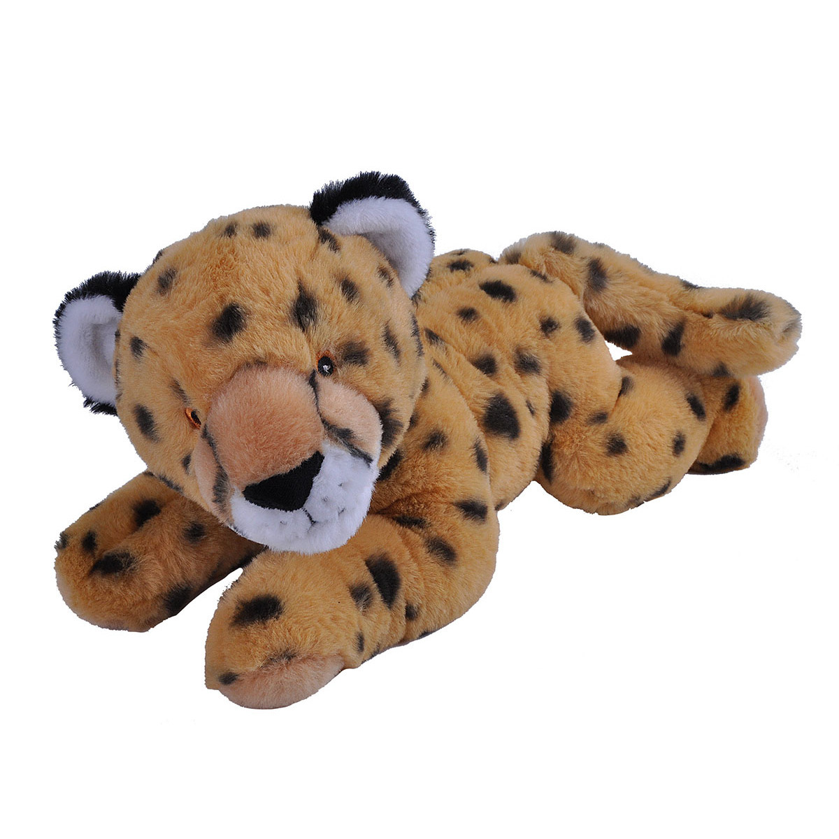 Pluche knuffel dieren Eco-kins jachtluipaard/cheetah van 30 cm