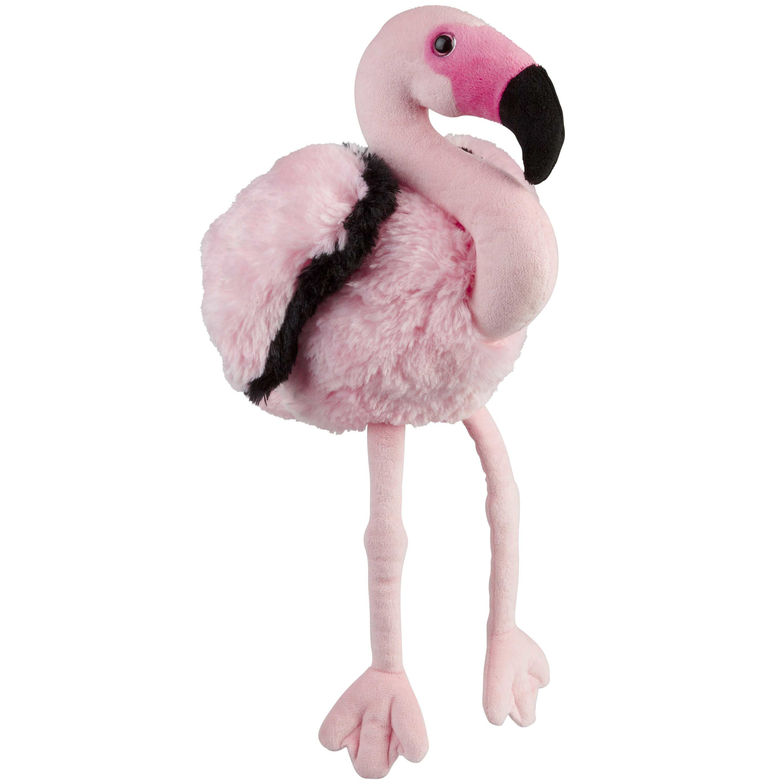 Pluche knuffel dieren Flamingo vogel van 30 cm