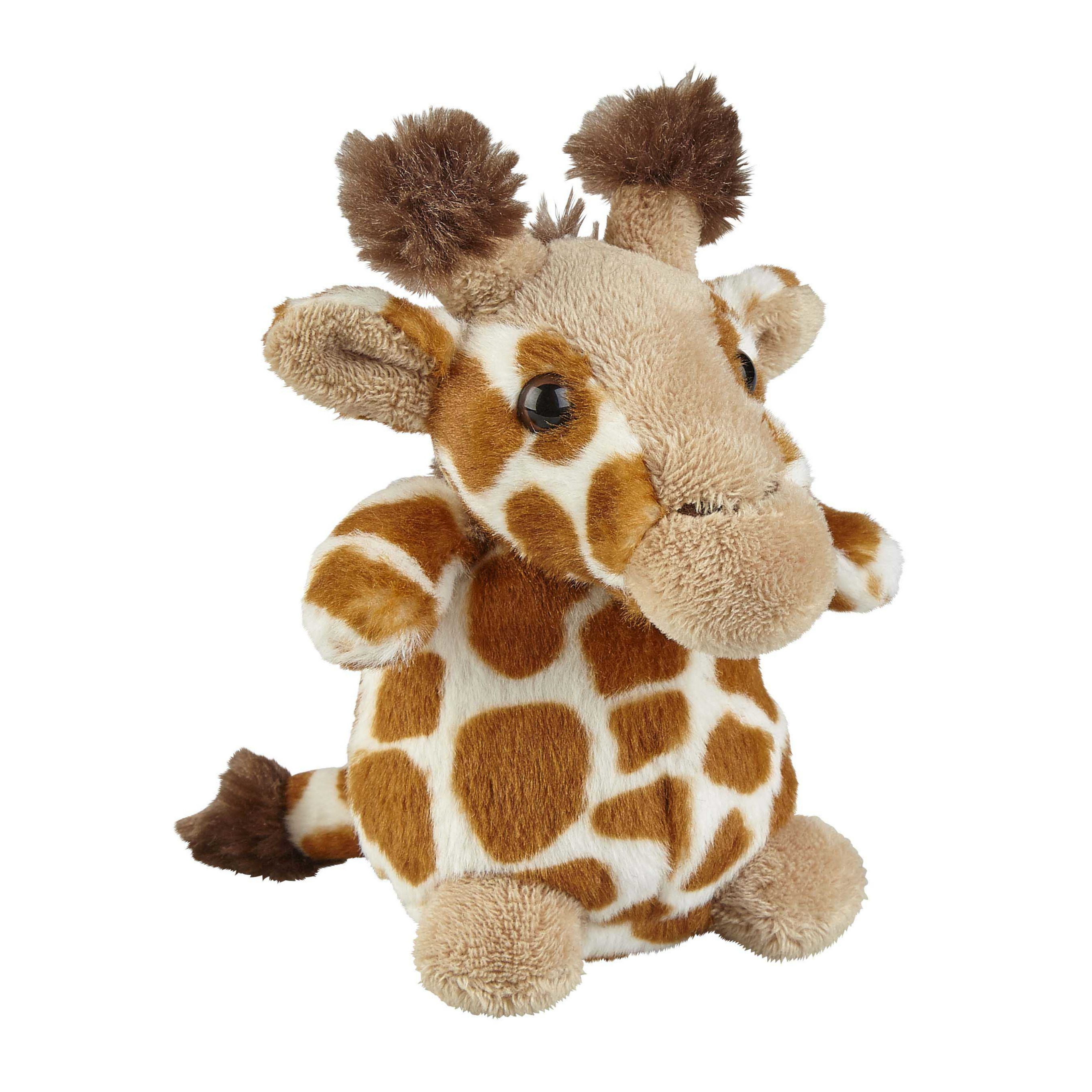 Pluche knuffel dieren Giraffe 12 cm