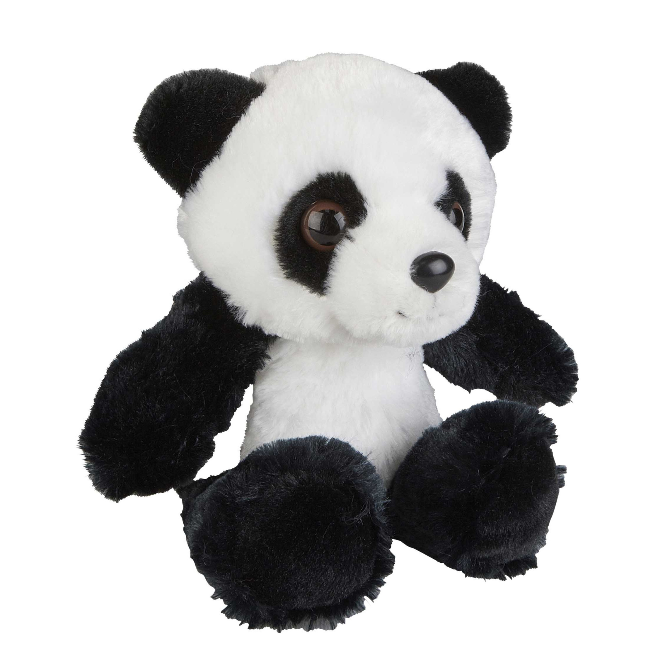 Pluche knuffel dieren Panda beertje 18 cm