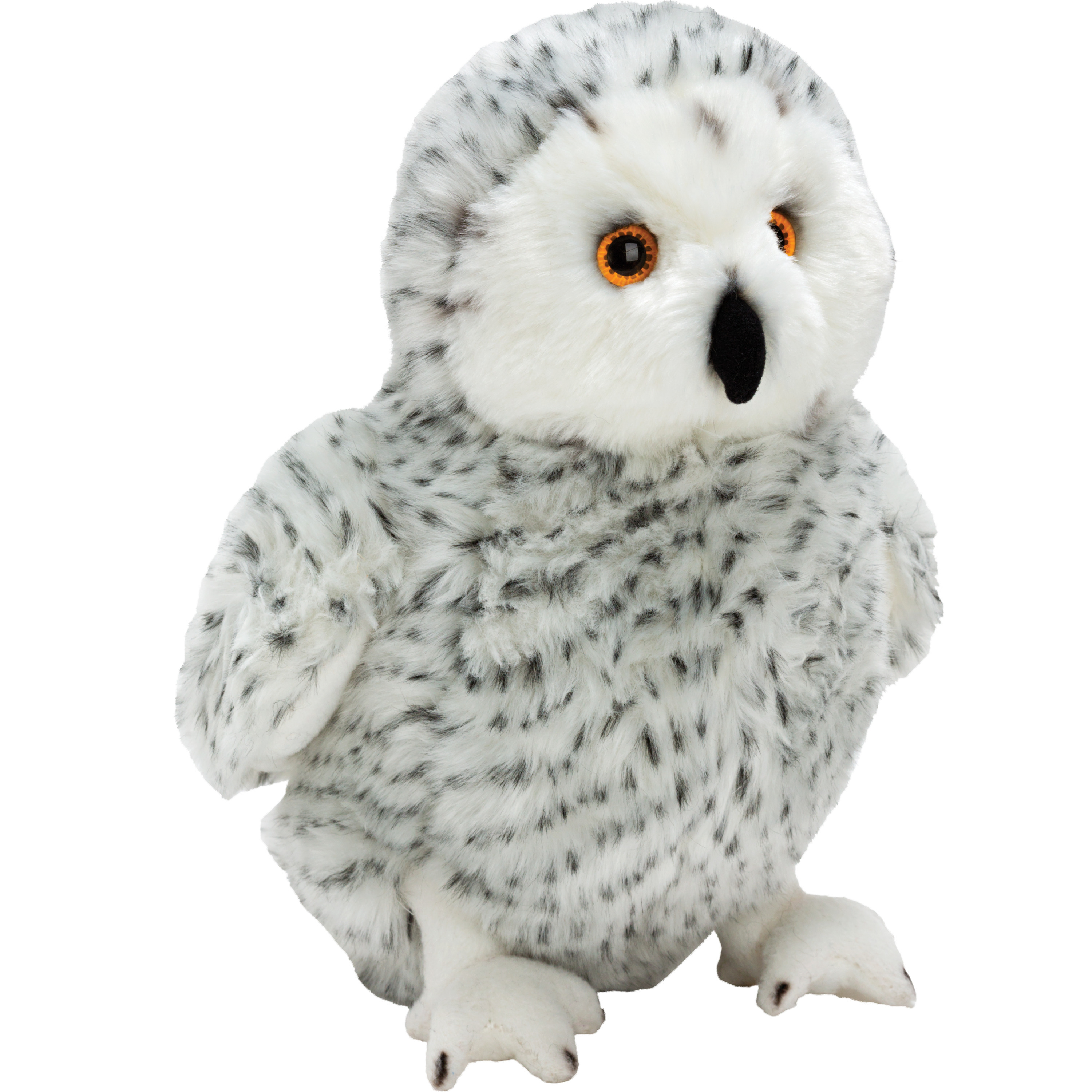 Pluche knuffel dieren Sneeuwuil 33 cm - uilen/vogels speelgoed