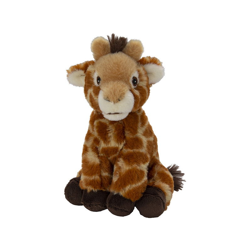 Pluche knuffel giraffe van 17 cm