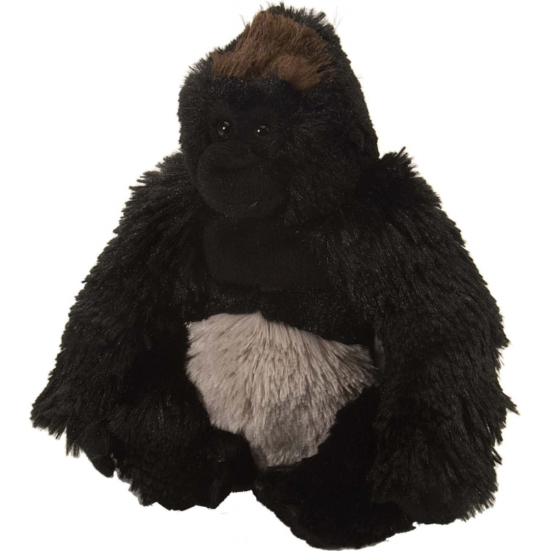 Pluche knuffel knuffeldier gorilla zwart 20 cm