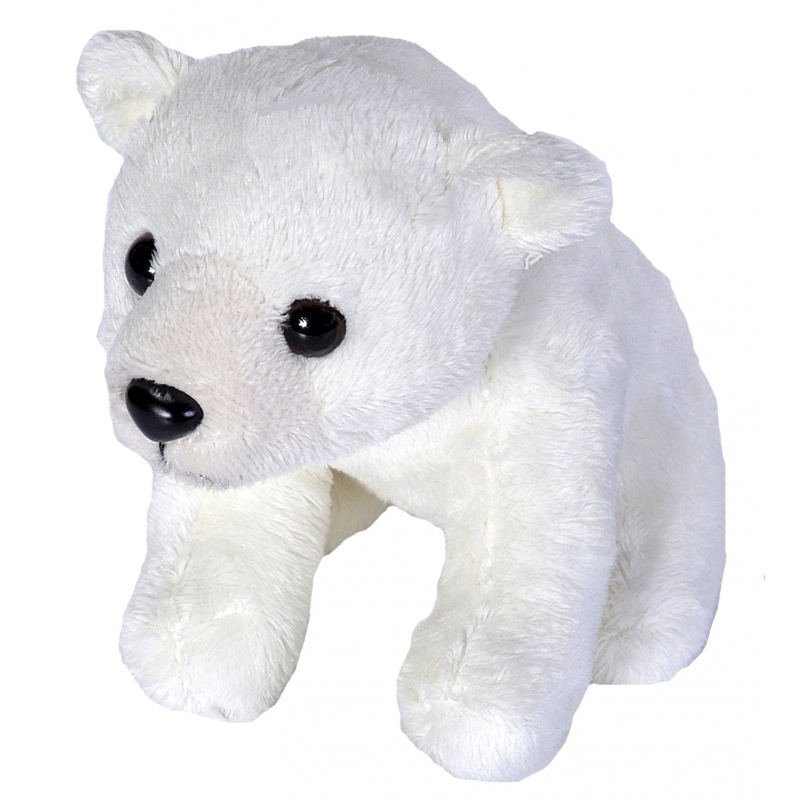 Afbeelding Pluche knuffel knuffeldier ijsbeer 15 cm door Animals Giftshop