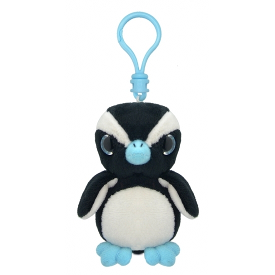 Pluche knuffel pinguin sleutelhanger 9 cm