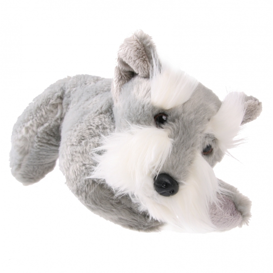 Afbeelding Pluche knuffel schnauzer hond grijs 25 cm door Animals Giftshop
