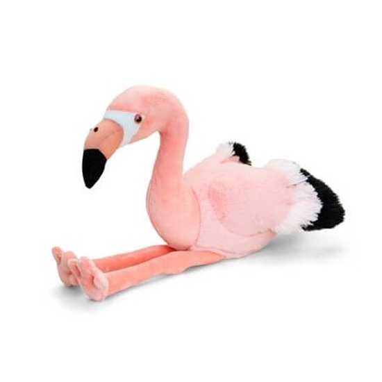 Pluche knuffeldier flamingo 25 cm