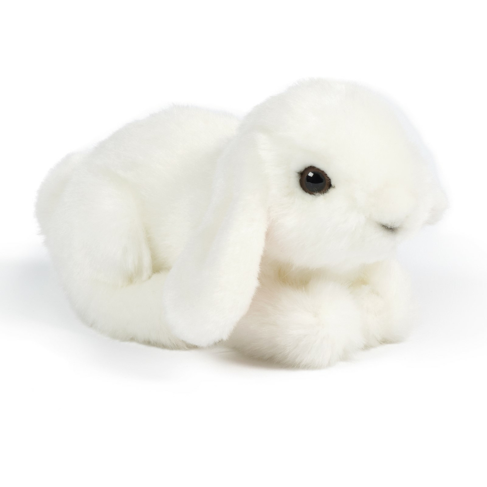 Pluche konijn wit knuffel 16 cm knuffeldieren
