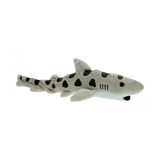 Pluche luipaard haaien knuffel 31 cm