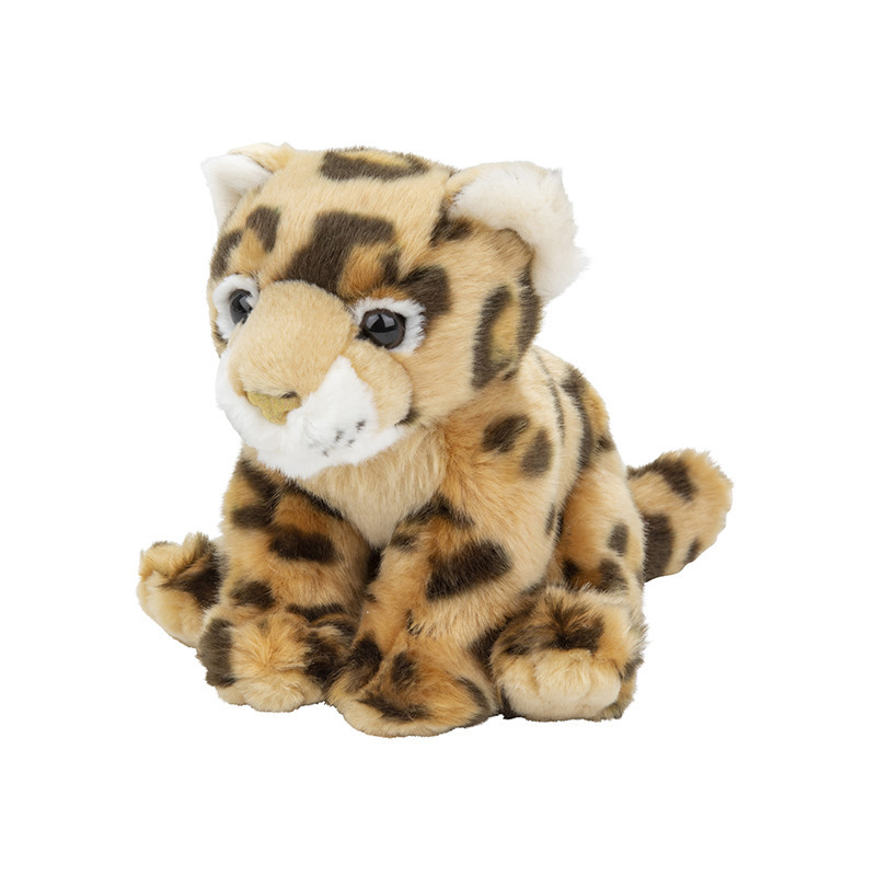 Pluche luipaard knuffel van 18 cm