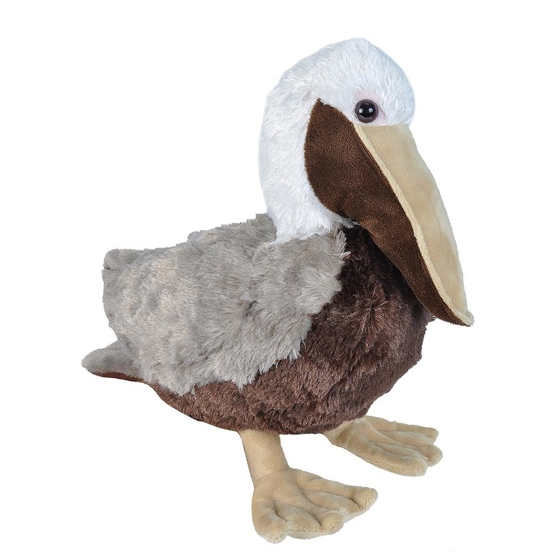 Pluche pelikaan dierenknuffel 30 cm