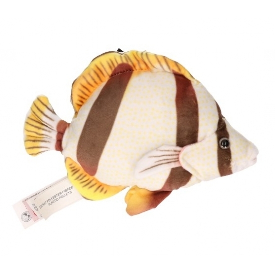 Afbeelding Pluche platte bruine vis 21 cm door Animals Giftshop